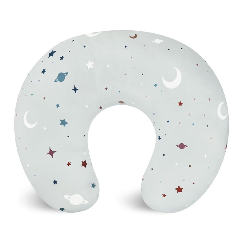 DAYEEBALL Nursing Pillow Cover, Removable Nursing Covers for Breastfeeding Pillows, Stretchy and Soft Fit for Baby Girls Boys Newborn, Starry Sky (Only Cover) - Image 1